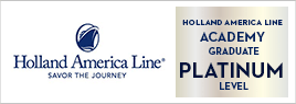 Holland America Line Certified Platinum Level Academy Graduate