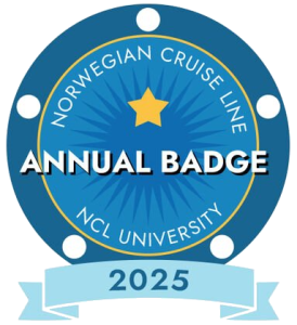 Norwegian Cruises Annual Badge